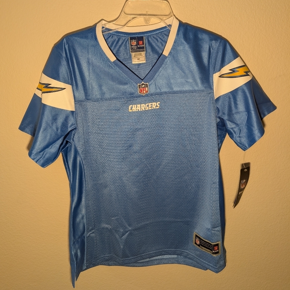 Women's Pro Line Blue San Diego LA Charger Blank Blue Jersey